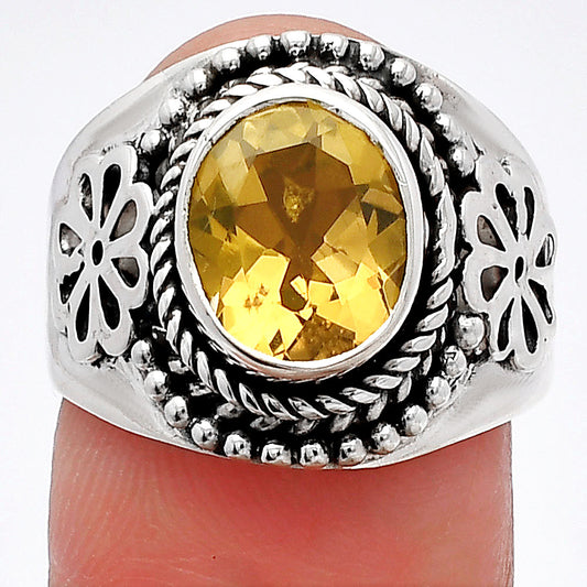 Natural Citrine Ring size-7.5 R-1541 SDR226499