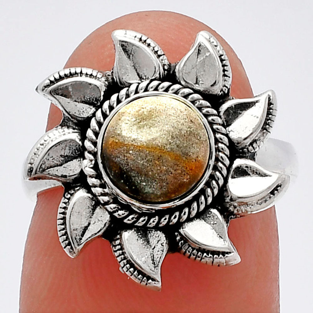Sun - Natural Tabu Jasper Ring size-6 R-1617 SDR226509
