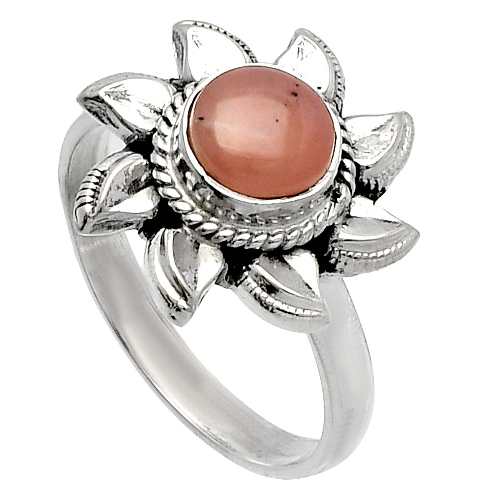 Sun - Natural Guava Quartz - Brazil Ring size-8 R-1617 SDR226539