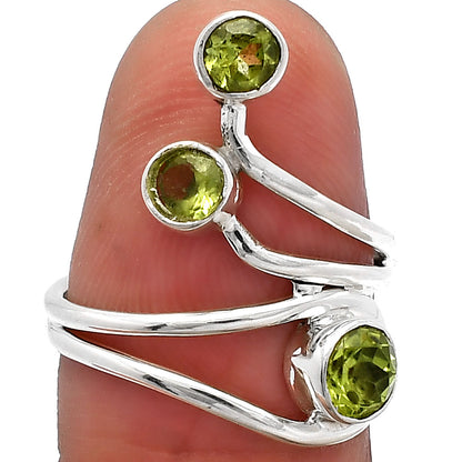Natural Peridot Ring size-6.5 R-1390 SDR226837