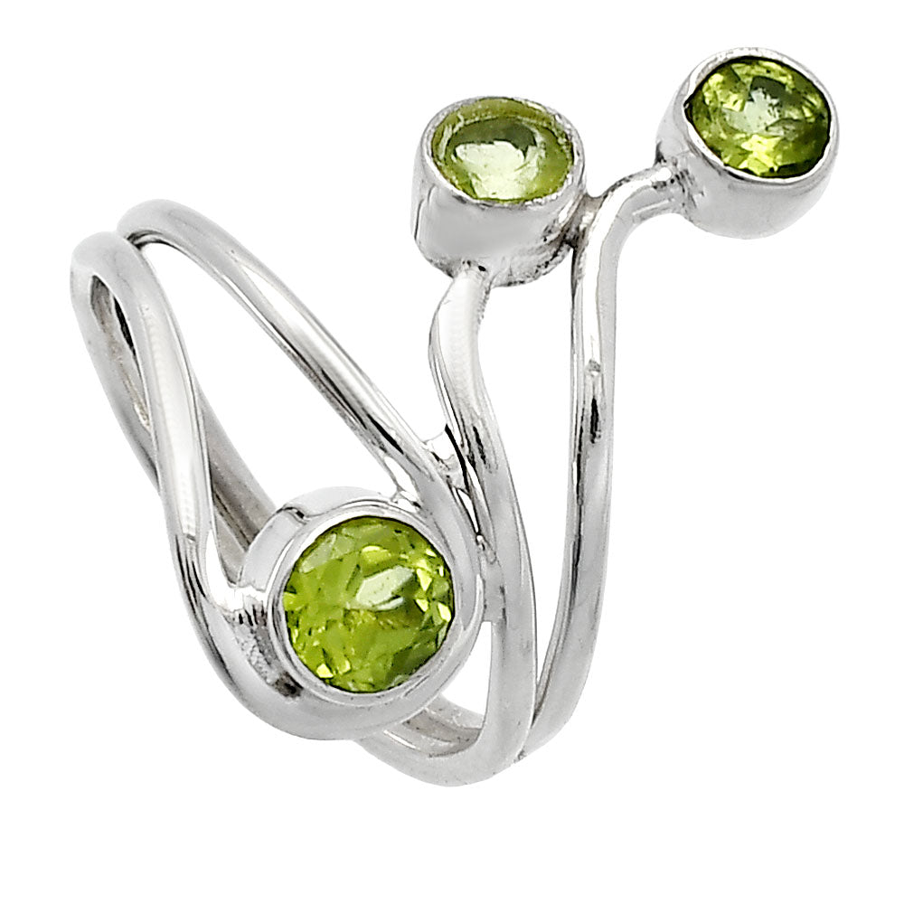 Natural Peridot Ring size-6.5 R-1390 SDR226837