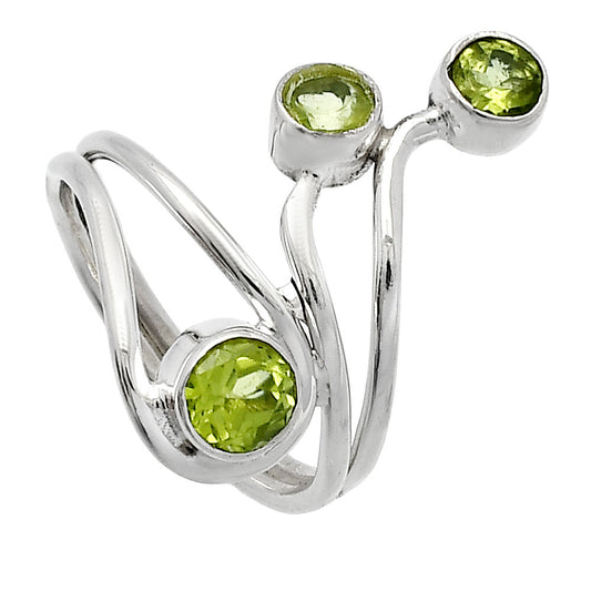 Natural Peridot Ring size-6.5 R-1390 SDR226837