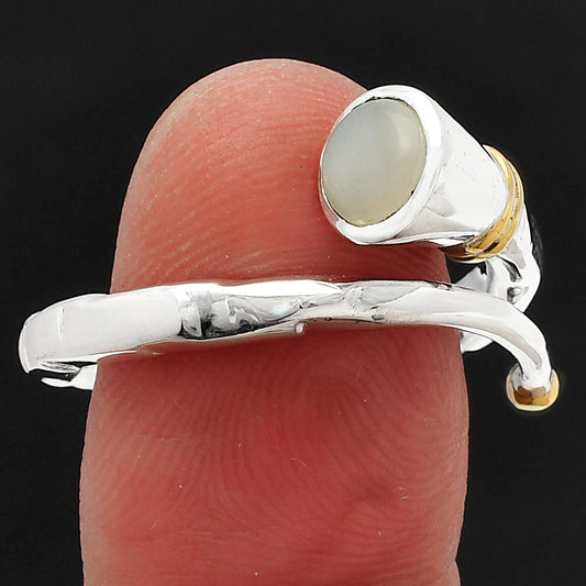 Natural Srilankan Moonstone Ring size-8.5 R-1248 SDR227051