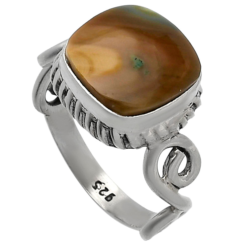 Natural Imperial Jasper - Mexico Ring size-8 R-1652 SDR227081