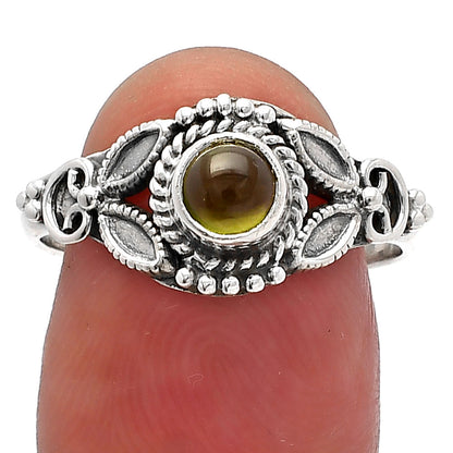 Natural Peridot Ring size-8 R-1286 SDR227150
