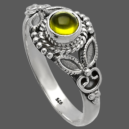 Natural Peridot Ring size-8 R-1286 SDR227150