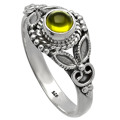 Natural Peridot Ring size-8 R-1286 SDR227150