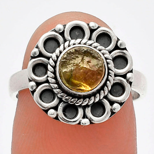 Natural Rare Kornerupine Rough Ring size-7 R-1256 SDR227293