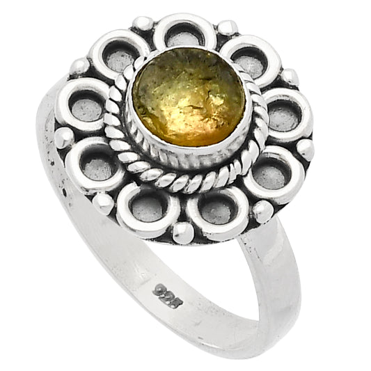 Natural Rare Kornerupine Rough Ring size-7 R-1256 SDR227293