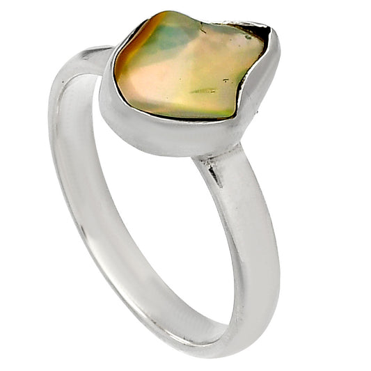 Natural Ethiopian Opal Rough Ring size-8 R-1001 SDR227361