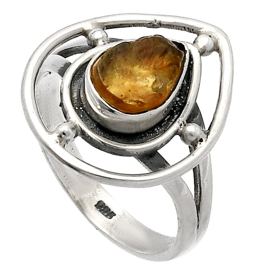 Natural Rare Kornerupine Rough Ring size-7 R-1446 SDR227481