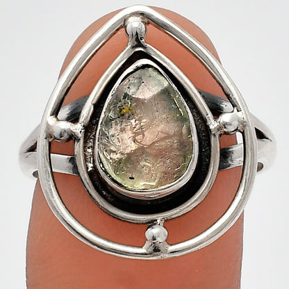 Natural Aquamarine Rough - Brazil Ring size-8.5 R-1446 SDR227492