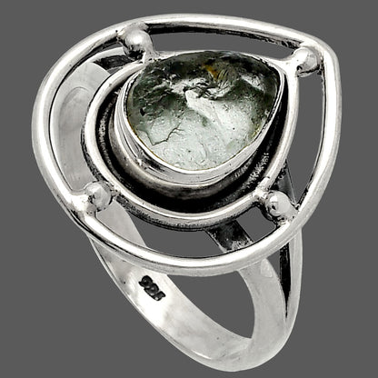 Natural Aquamarine Rough - Brazil Ring size-8.5 R-1446 SDR227492