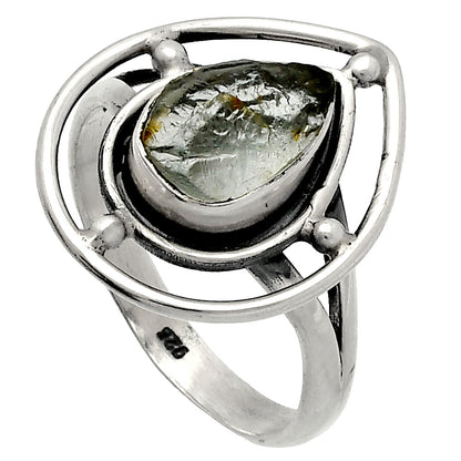 Natural Aquamarine Rough - Brazil Ring size-8.5 R-1446 SDR227495