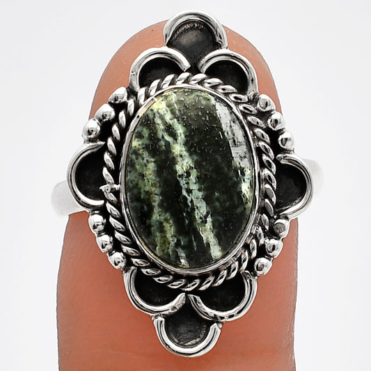 Natural Chrysotile Ring size-8 R-1229 SDR227556