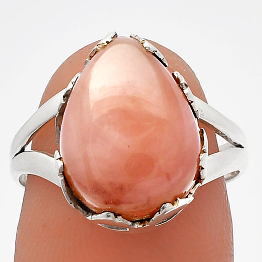 Natural Guava Quartz - Brazil Ring size-7 R-1576 SDR227680