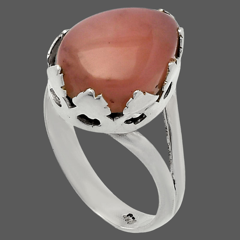 Natural Guava Quartz - Brazil Ring size-7 R-1576 SDR227680