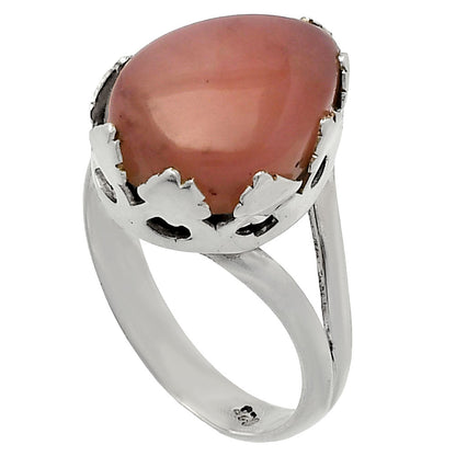 Natural Guava Quartz - Brazil Ring size-7 R-1576 SDR227680