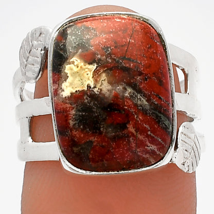 Natural Snake Skin Jasper Ring size-7 R-1400 SDR227745