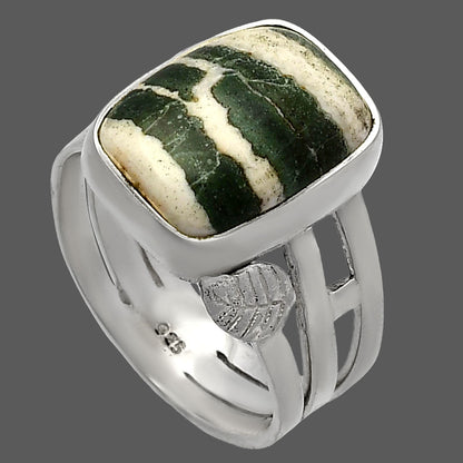 Natural Larsonite Jasper Ring size-8.5 R-1400 SDR227746