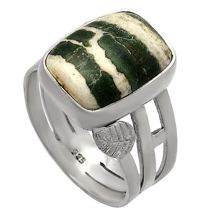 Natural Larsonite Jasper Ring size-8.5 R-1400 SDR227746