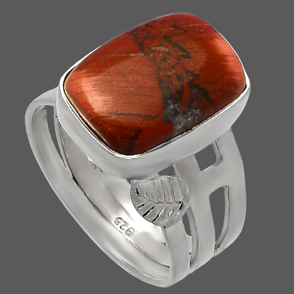 Natural Snake Skin Jasper Ring size-8 R-1400 SDR227749