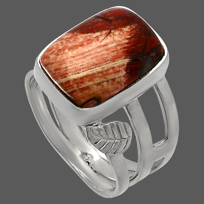 Natural Snake Skin Jasper Ring size-7 R-1400 SDR227751