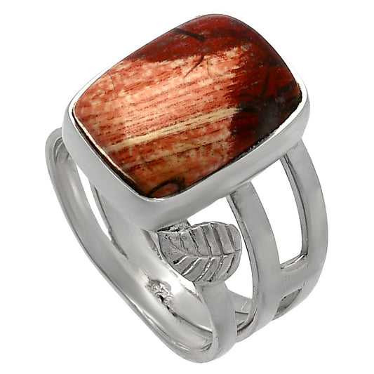 Natural Snake Skin Jasper Ring size-7 R-1400 SDR227751