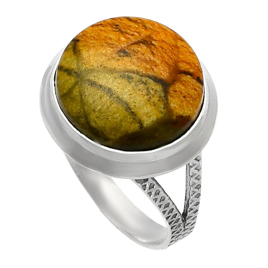 Natural Picture Jasper Ring size-9 R-1008 SDR227781