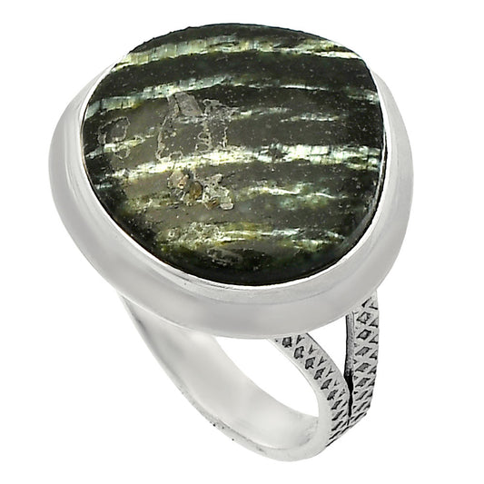 Natural Chrysotile Ring size-8 R-1008 SDR227797