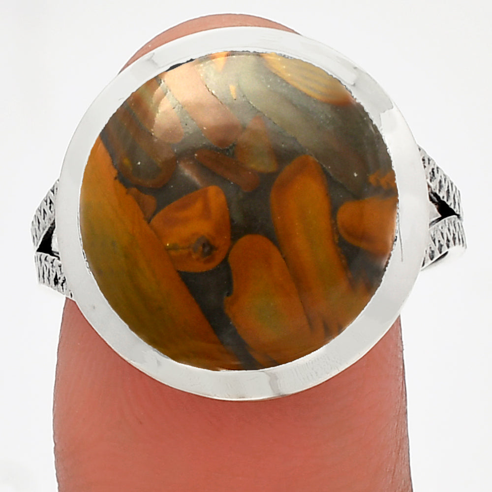 Natural Bamboo Jasper Ring size-9.5 R-1005 SDR227845