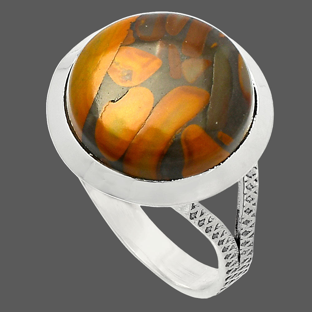 Natural Bamboo Jasper Ring size-9.5 R-1005 SDR227845