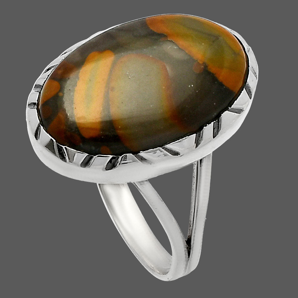 Natural Bamboo Jasper Ring size-8 R-1074 SDR227915