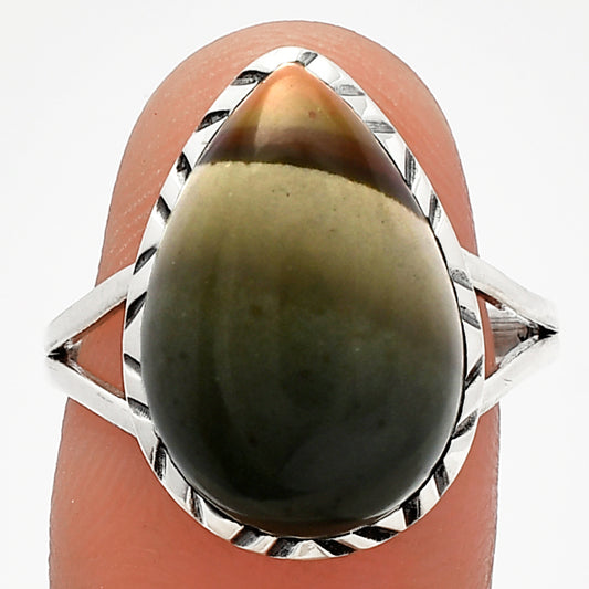 Natural Polygram Jasper Ring size-8.5 R-1074 SDR227935
