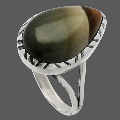 Natural Polygram Jasper Ring size-8.5 R-1074 SDR227935