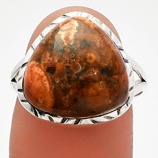 Natural Poppy Jasper Ring size-8 R-1074 SDR227946