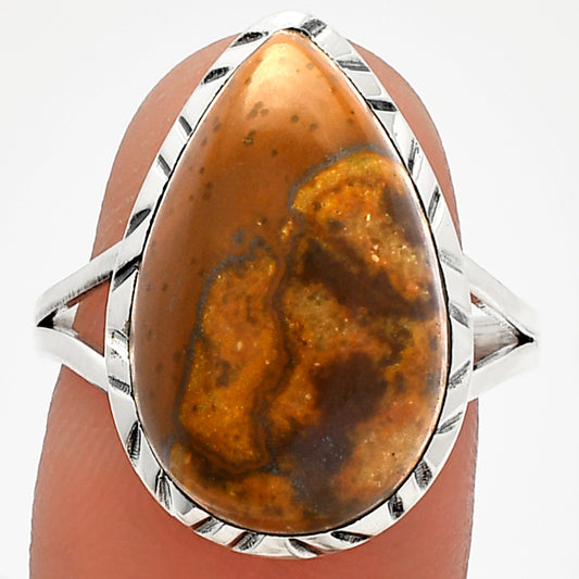 Natural Outback Jasper Ring size-9 R-1074 SDR227956