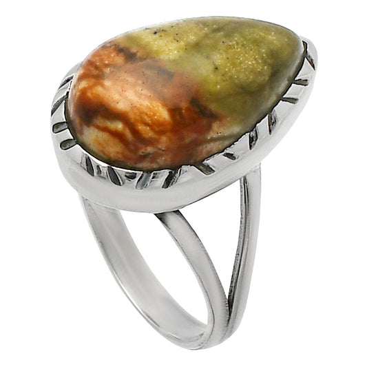 Natural Rocky Butte Picture Jasper Ring size-6 R-1074 SDR227980