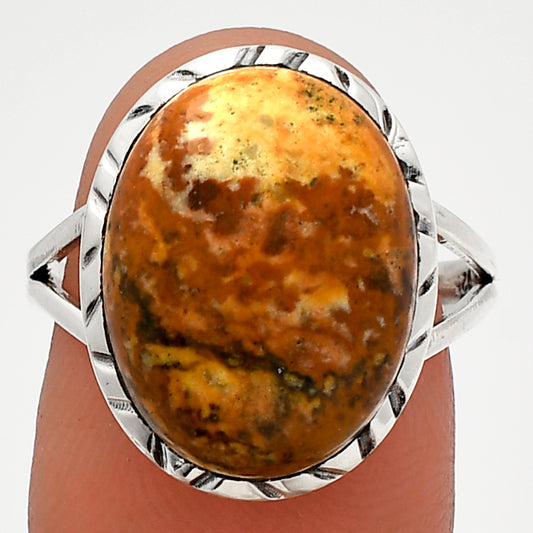 Natural Picture Jasper Ring size-8 R-1074 SDR228011