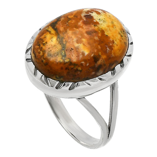 Natural Picture Jasper Ring size-8 R-1074 SDR228011