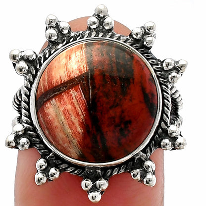 Natural Snake Skin Jasper Ring size-7 R-1234 SDR228528