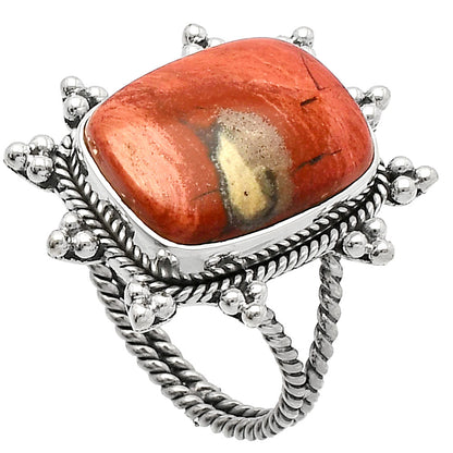 Natural Snake Skin Jasper Ring size-9 R-1234 SDR228566