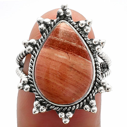 Natural Snake Skin Jasper Ring size-7 R-1234 SDR228575