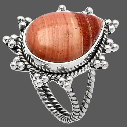 Natural Snake Skin Jasper Ring size-7 R-1234 SDR228575