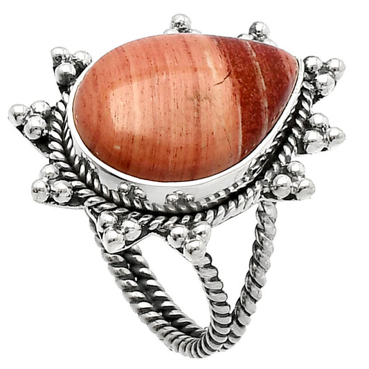 Natural Snake Skin Jasper Ring size-7 R-1234 SDR228575