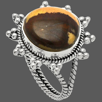 Natural Outback Jasper Ring size-9 R-1234 SDR228589