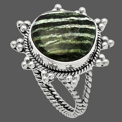 Natural Chrysotile Ring size-9 R-1234 SDR228610