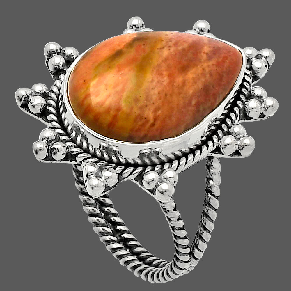 Natural Snake Skin Jasper Ring size-7 R-1234 SDR228635