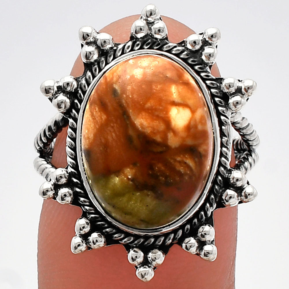 Natural Rocky Butte Picture Jasper Ring size-7 R-1234 SDR228640