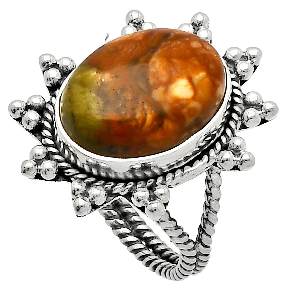 Natural Rocky Butte Picture Jasper Ring size-7 R-1234 SDR228640